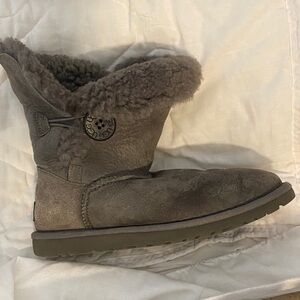 UGG Shearling-Lined Tan Boots